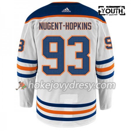 Dětské Hokejový Dres Edmonton Oilers NUGENT-HOPKINS 93 Adidas Bílá Authentic